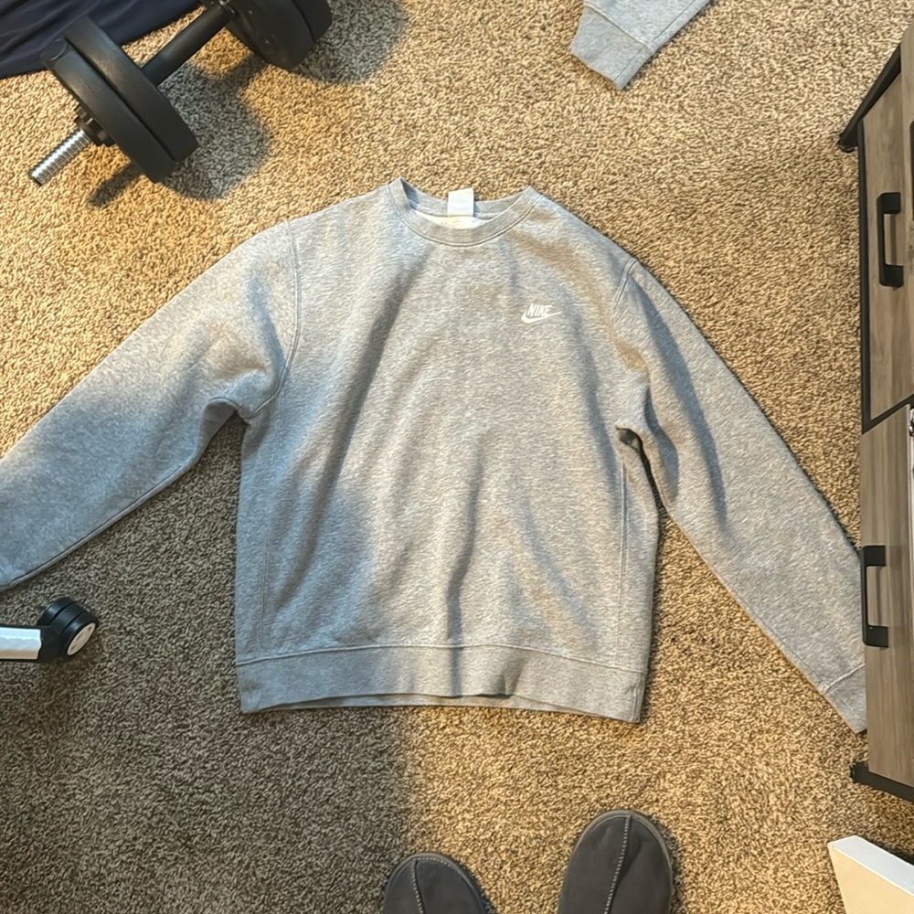 Grey Nike Coat Size Medium